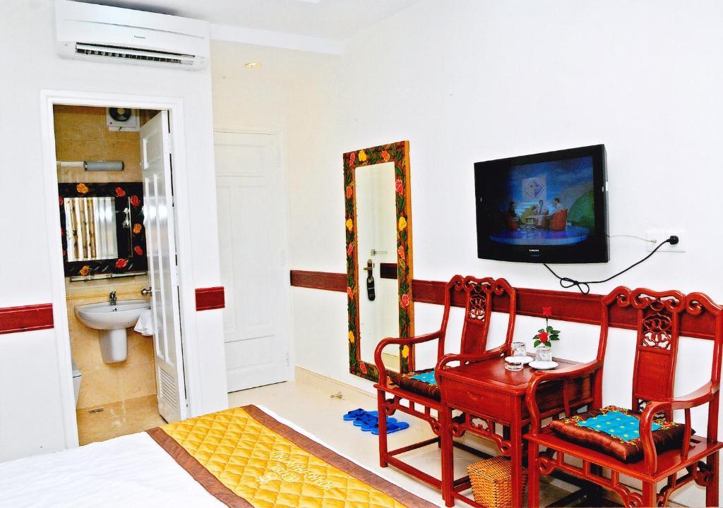 Hoang Thanh Thuy Airport Hotel 1 - Gan Am Thuc Dem Cho Hoang Hoa Tham Ho-Chi-Minh-Stadt Zimmer foto